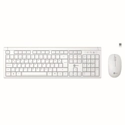 Lecoo KW200 Kablosuz Türkçe Q Klavye & Mouse Set Beyaz - 1