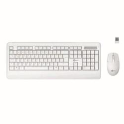 Lecoo KW202 Wireless Turkish Q Keyboard & Mouse Set White - Lenovo Lecoo