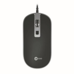 Lecoo MS104 USB Kablolu 1600DPI 4 Tuşlu Optik Mouse Siyah - Lenovo Lecoo