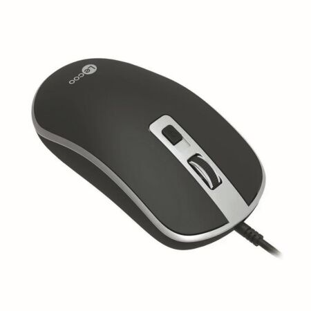 Lecoo MS104 USB Kablolu 1600DPI 4 Tuşlu Optik Mouse Siyah - 2