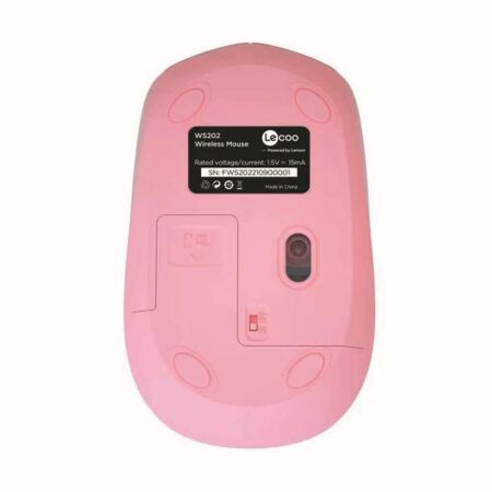 Lecoo WS202 Kablosuz 1200DPI 4 Tuşlu Optik Mouse Pembe - 3