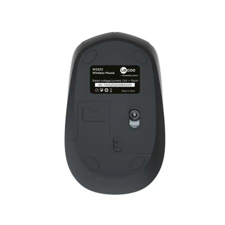 Lecoo WS202 Wireless 1200DPI 4 Keys Optical Mouse Black - 2