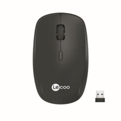 Lecoo WS203 Kablosuz 2400DPI 4 Tuşlu Optik Mouse Siyah - 1