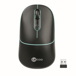 Lecoo WS210 Kablosuz 1600DPI 4 Tuşlu Optik Mouse Siyah - Lenovo Lecoo