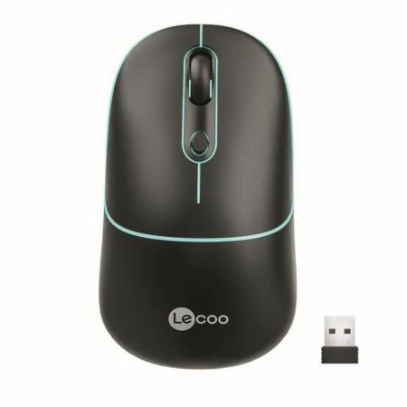 Lecoo WS210 Kablosuz 1600DPI 4 Tuşlu Optik Mouse Siyah - 1