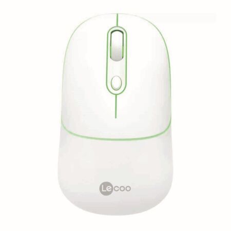 Lecoo WS210 Kablosuz 1600DPI 4 Tuşlu Optik Mouse Beyaz - 1