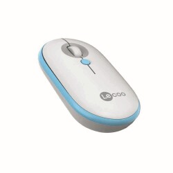 Lecoo WS212 Kablosuz 1600DPI 4 Tuşlu Optik Mouse Mavi Beyaz - 2