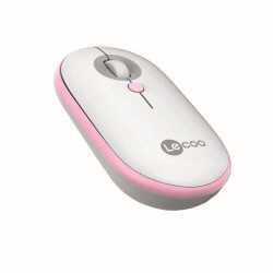 Lecoo WS212 Kablosuz 1600DPI 4 Tuşlu Optik Mouse Pembe Beyaz - 2