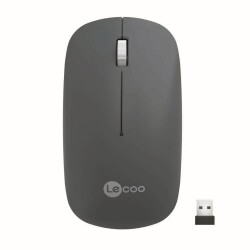 Lecoo WS214 Kablosuz 1200DPI 3 Tuşlu Optik Mouse Gri - 1