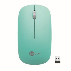 Lecoo WS214 Kablosuz 1200DPI 3 Tuşlu Optik Mouse Turkuaz - Lenovo Lecoo