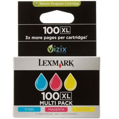 Lexmark 100XL-14N0850E Color Original Cartridge Advantage Package - 1