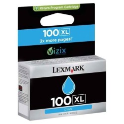 Lexmark 100XL-14N1069E Mavi Orjinal Kartuş Yüksek Kapasiteli - Lexmark