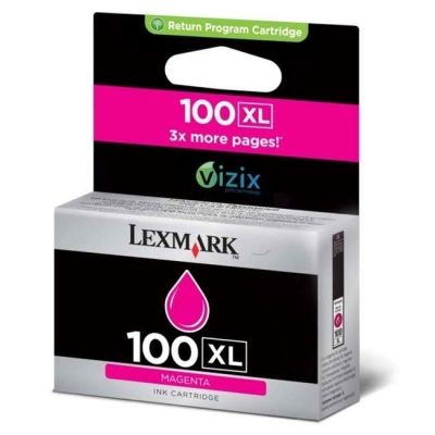 Lexmark 100XL-14N1070E Kırmızı Orjinal Kartuş Yüksek Kapasiteli - 1