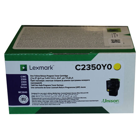 Lexmark C2425-C2350Y0 Yellow Original Toner - 1