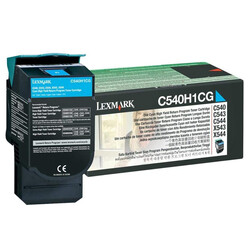 Lexmark C540-C540H1CG Blue Original Toner High Capacity - Lexmark