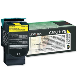 Lexmark C540-C540H1YG Yellow Original Toner High Capacity - Lexmark