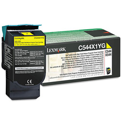 Lexmark C544-C544X1YG Yellow Original Toner Extra High Capacity - Lexmark