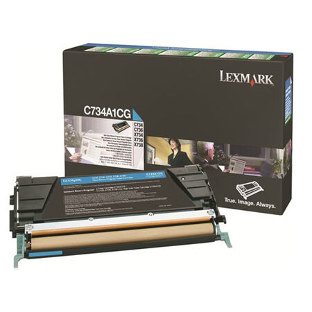 Lexmark C734-C734A1CG Blue Original Toner - 1