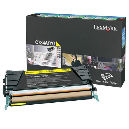 Lexmark C734-C734A1YG Yellow Original Toner - 1