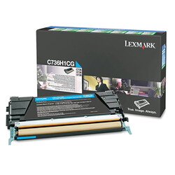 Lexmark C736-C736H1CG Blue Original Toner High Capacity - Lexmark