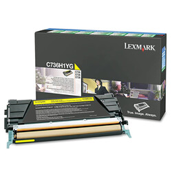 Lexmark C736-C736H1YG Yellow Original Toner High Capacity - Lexmark