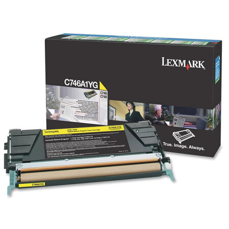 Lexmark C746-C746A1YG Yellow Original Toner - 1