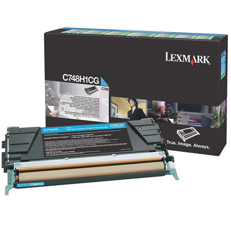 Lexmark C748-C748H1CG Blue Original Toner High Capacity - 1