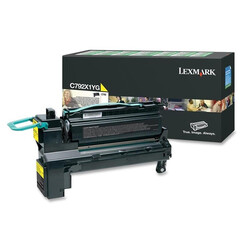 Lexmark C792-C792X1YG Yellow Original Toner High Capacity - Lexmark