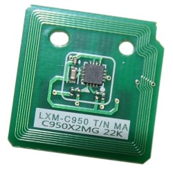 Lexmark C950-C950X2MG Kırmızı Toner Chip - Lexmark