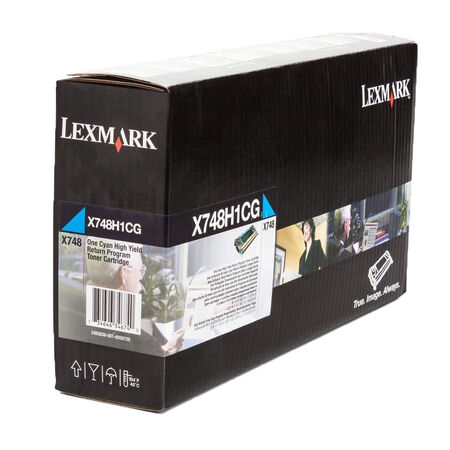 Lexmark X748-X748H1CG Blue Original Toner High Capacity - 1