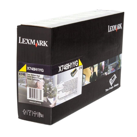 Lexmark X748-X748H1YG Yellow Original Toner High Capacity - 1