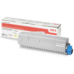 Oki C824-47095705 Sarı Orijinal Toner - Oki