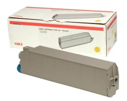 Oki C9300-41963675 Sarı Orijinal Toner - Oki