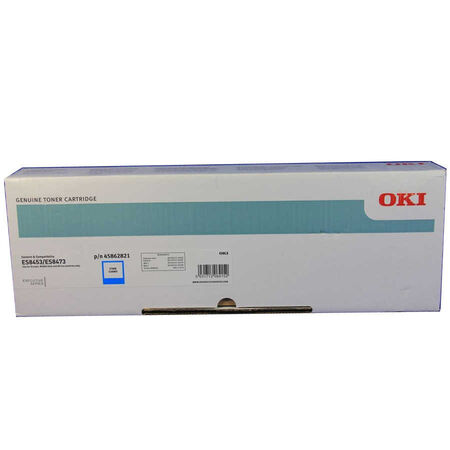 Oki ES8453-45862821 Mavi Orijinal Toner - 1