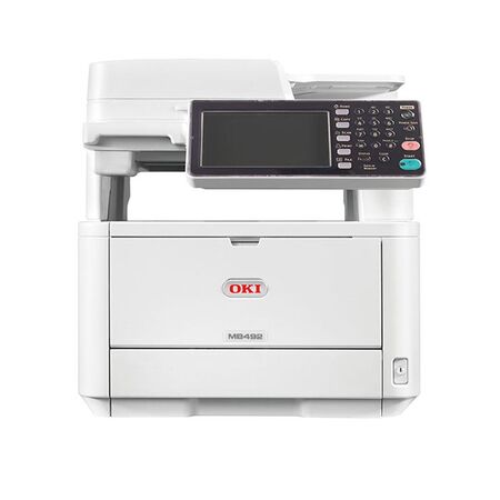 Oki MB492DN-45762112 Multifunction Mono Laser Printer - 2