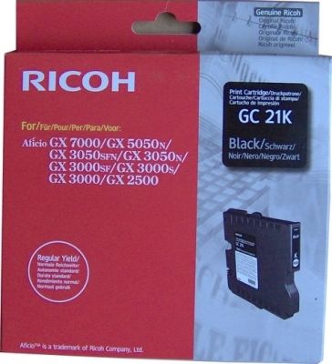 Ricoh Aficio GC-21K Black Original Cartridge - 1