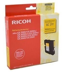 Ricoh Aficio GC-21Y Sarı Orjinal Kartuş - 1