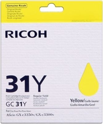 Ricoh Aficio GC-31Y Sarı Orjinal Kartuş - 1