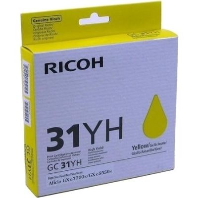 Ricoh Aficio GC-31YH Yellow Original Cartridge - 1