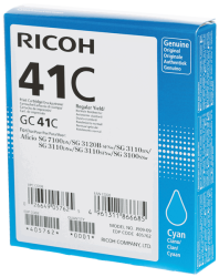 Ricoh Aficio GC-41C Blue Original Cartridge - 1