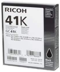 Ricoh Aficio GC-41K Black Original Cartridge - Ricoh