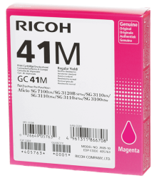 Ricoh Aficio GC-41M Kırmızı Orjinal Kartuş - Ricoh