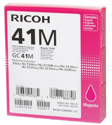 Ricoh Aficio GC-41M Kırmızı Orjinal Kartuş - 1