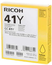 Ricoh Aficio GC-41Y Sarı Orjinal Kartuş - Ricoh