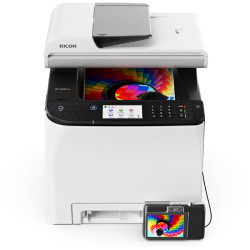 Ricoh SP-C260SFNw A4 Tarayıcı Fax Fotokopi Renkli Yazıcı - 1