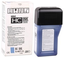 Riso S-4671 Blue Original Ink - Riso