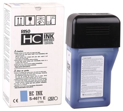 Riso S-4671 Blue Original Ink - 1