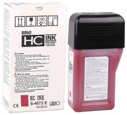 Riso S-4672 Red Original Ink - Riso