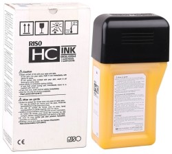 Riso S-4673 Yellow Original Ink - Riso