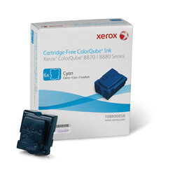 Xerox ColorQube 8870-108R00958 Blue Original Solid Ink 6 Pack - Xerox